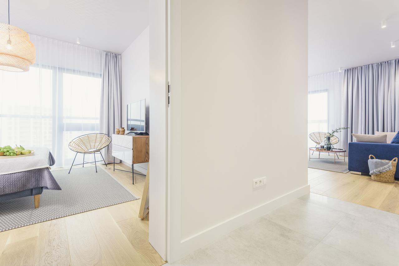 Novis Apartments Panorama View 华沙 外观 照片