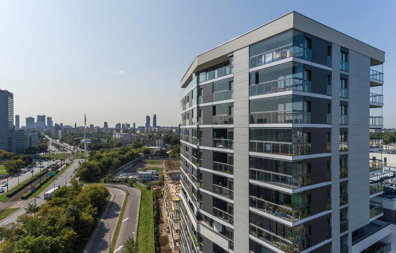 Novis Apartments Panorama View 华沙 外观 照片